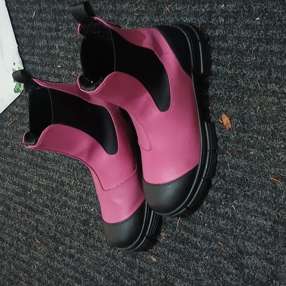 Ganni Pink rubber boots 39 - Picture 3 of 4